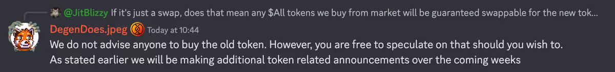 buy old token