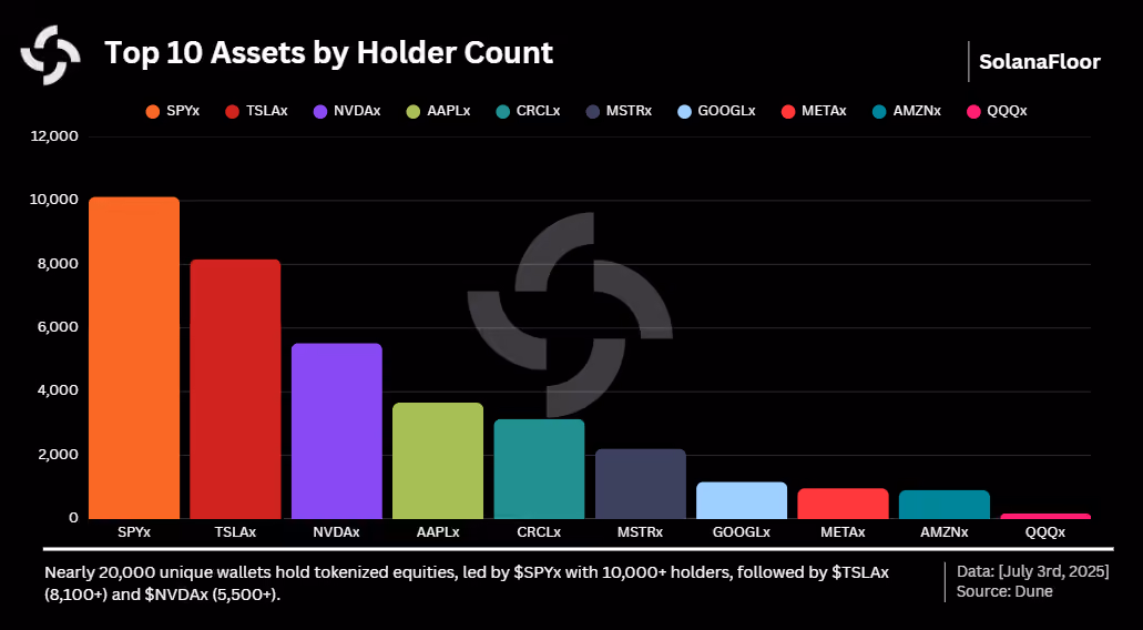 Top 10 Assets by Holders
